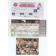 BRITISH LIONS 1997 (TOUR TO SOUTH AFRICA) RUGBY UNION TICKETS - ALL THREE TESTS