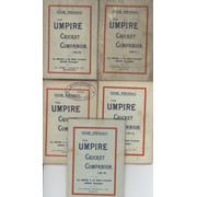 THE UMPIRE CRICKET COMPANION 1910-1914 (5 ISSUES)