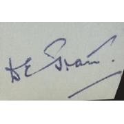 DEREK PRATT (SURREY) CRICKET AUTOGRAPH