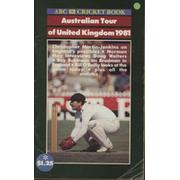 ABC CRICKET BOOK: AUSTRALIAN TOUR OF ENGLAND 1981