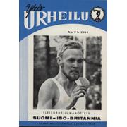 FINLAND VS. GREAT BRITAIN 1964 MEN