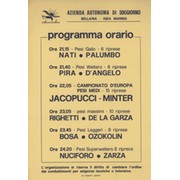 ANGELO JACOPUCCI V ALAN MINTER 1978 (BELLARIA, ITALY) BOXING FLYER