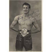 RINTY MONAGHAN SIGNED BOXING PHOTOGRAPH 