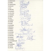 ENGLAND 1991 (WORLD CUP SQUAD) RUGBY UNION AUTOGRAPHS