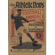 ATHLETIC NEWS FOOTBALL ANNUAL 1927-28