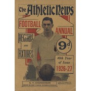 ATHLETIC NEWS FOOTBALL ANNUAL 1926-27
