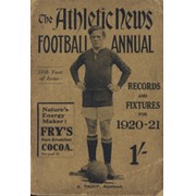 ATHLETIC NEWS FOOTBALL ANNUAL 1920-21