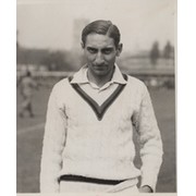 NAWAB OF OF PATAUDI (ENGLAND, INDIA & WORCESTERSHIRE) 1934 CRICKET PHOTOGRAPH