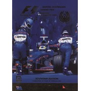 AUSTRALIAN GRAND PRIX 1999 MOTOR RACING PROGRAMME