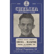 CHELSEA V BLACKPOOL 1949-50 FOOTBALL PROGRAMME