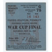 CHARLTON ATHLETIC V ARSENAL 1943 (FOOTBALL LEAGUE SOUTH CUP FINAL) FOOTBALL TICKET
