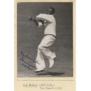 E.A. MARTINDALE (WEST INDIES) SIGNED CRICKET PHOTOGRAPH