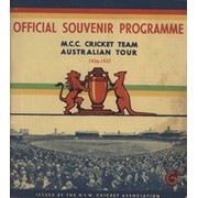 OFFICIAL SOUVENIR PROGRAMME: M.C.C. CRICKET TEAM AUSTRALIAN TOUR 1936-1937