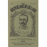 THE AUSTRALIANS IN ENGLAND. A COMPLETE RECORD OF THE CRICKET TOUR OF 1884 ...