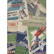 F.A. CUP FINAL PROGRAMME COLLECTION 1946-91
