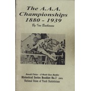 THE A.A.A. CHAMPIONSHIPS 1880-1939