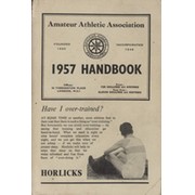 AMATEUR ATHLETIC ASSOCIATION HANDBOOK 1957