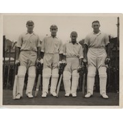 GEARY, AMES, FREEMAN & TATE (ENGLAND) CRICKET PHOTOGRAPH