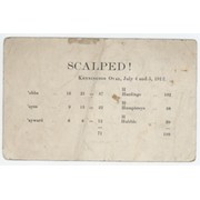 SURREY V KENT 1912 CRICKET POSTCARD - CELEBRATING A COMFORTABLE WIN FOR KENT