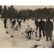 DUNDEE & DISTRICT CURLING BONSPIEL 1956 PHOTOGRAPH