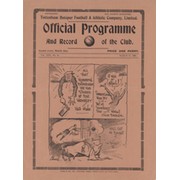 TOTTENHAM HOTSPUR V CHESTERFIELD 1937-38 FOOTBALL PROGRAMME