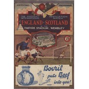 ENGLAND V SCOTLAND 1932 FOOTBALL PROGRAMME