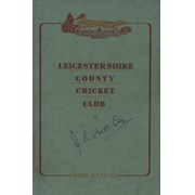 LEICESTERSHIRE COUNTY CRICKET CLUB 1952 ANNUAL
