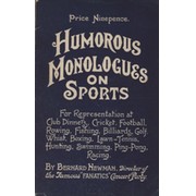 HUMOROUS MONOLOGUES ON SPORTS