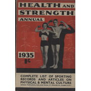 HEALTH AND STRENGTH ANNUAL 1935