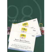 1998 LONDON MARATHON POST RACE PARTY INVITATION & RACE RESULTS SHEETS - SIGNED BY ALL THE TOP RACERS