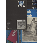 VETERIS - THE MAGAZINE OF THE ASSOCIATION OF VETERAN ATHLETES, VOL.1 NO.1 (MAY 1973) - VOL.4 NO.4 (DEC 1977) (16 ITEMS)