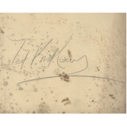 TED KID LEWIS BOXING AUTOGRAPH