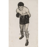 ERIC BOON 1937 BOXING POSTCARD