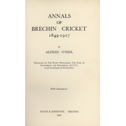 ANNALS OF BRECHIN CRICKET 1849-1927