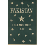 PAKISTAN ENGLAND TOUR 1962 CRICKET BROCHURE
