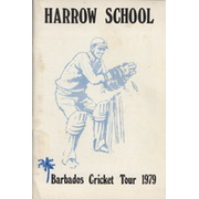 HARROW SCHOOL CRICKET TOUR OF BARBADOS 1979 BROCHURE