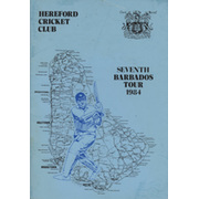 HEREFORD CRICKET CLUB TOUR OF BARBADOS 1984 BROCHURE