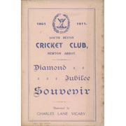 SOUTH DEVON CRICKET CLUB - DIAMOND JUBILEE SOUVENIR 1911