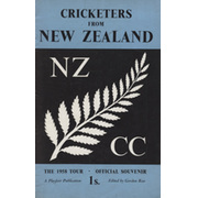 CRICKETERS FROM NEW ZEALAND: THE 1958 TOUR OFFICIAL SOUVENIR