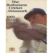 ROTHMANS CRICKET ALMANACK 1969: ENGLAND V WEST INDIES, ENGLAND V NEW ZEALAND - SIGNED BY BOYCOTT