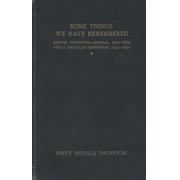 SOME THINGS WE HAVE REMEMBERED