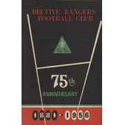 BECTIVE RANGERS FOOTBALL CLUB 75TH ANNIVERSARY 1881-1956
