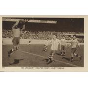 AMSTERDAM OLYMPICS 1928 FOOTBALL FINAL POSTCARD (URUGUAY V ARGENTINA)