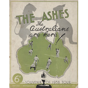 THE ASHES: THE AUSTRALIANS ARE HERE! SOUVENIR OF THE 1938 TOUR