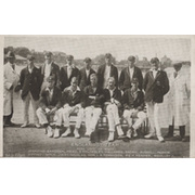 ENGLAND 1921 CRICKET POSTCARD 