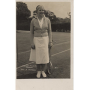 BETTY NUTHALL (ENGLAND) TENNIS POSTCARD
