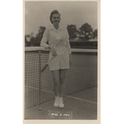 SHIRLEY FRY (USA) TENNIS POSTCARD
