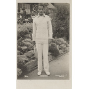 BUNNY AUSTIN (ENGLAND) TENNIS POSTCARD