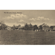 THE RECREATION GROUND (HAILSHAM) CRICKET POSTCARD