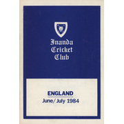 INANDA CRICKET CLUB (JOHANNESBURG) CRICKET TOUR TO ENGLAND 1984 BROCHURE